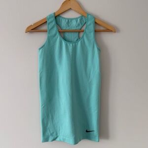 NIKE | Full Length Blue Workout Tank (size small)